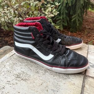 Rare Vans Hosoi Hammerhead Sk8 Hi Vert Pro Black Red Size 13 Men’s Used.